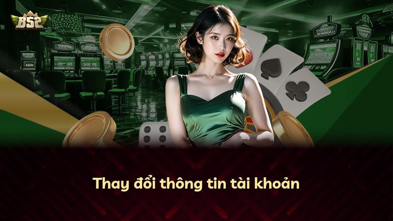 Thay đổi thông tin tài khoản